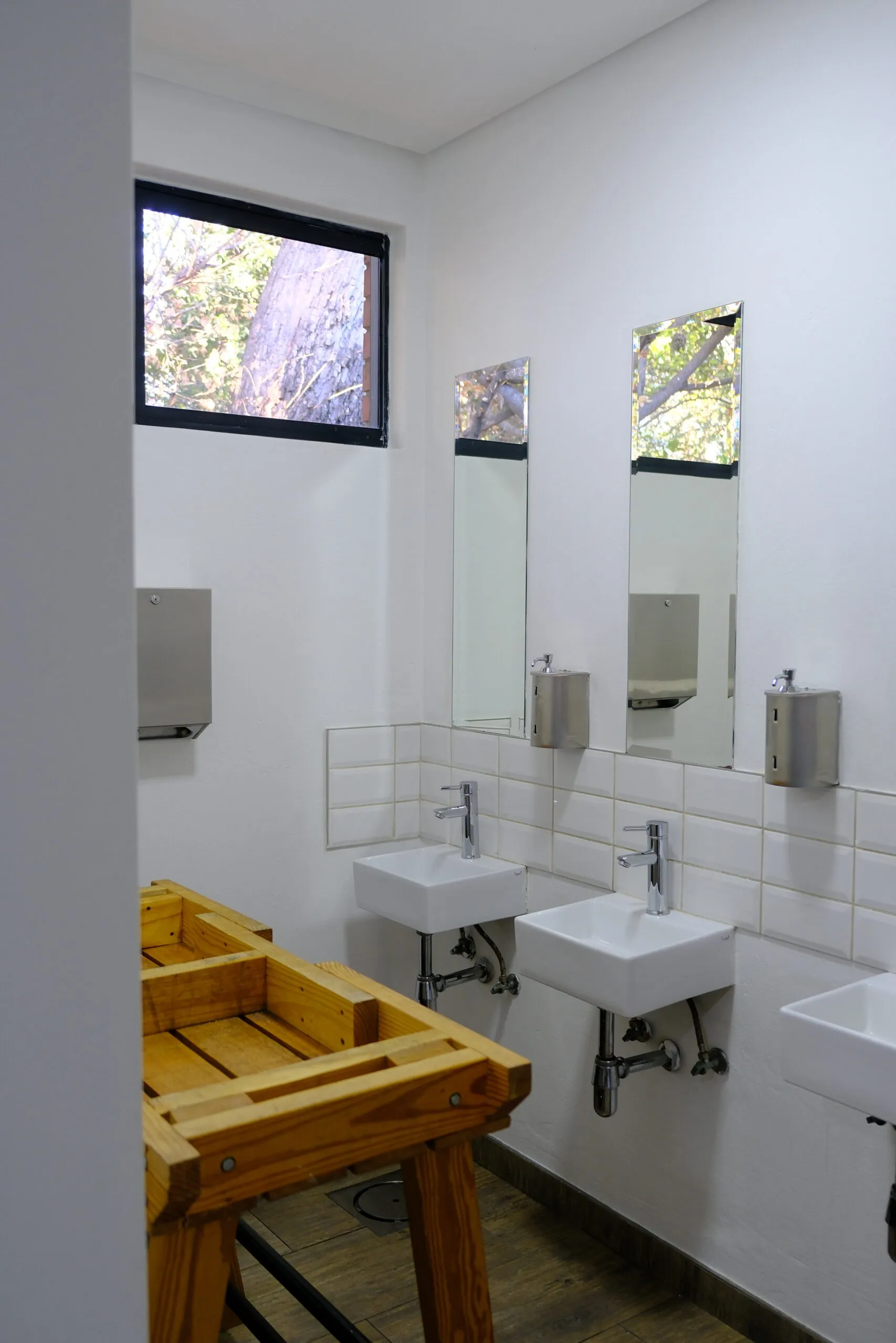 On-site change room.