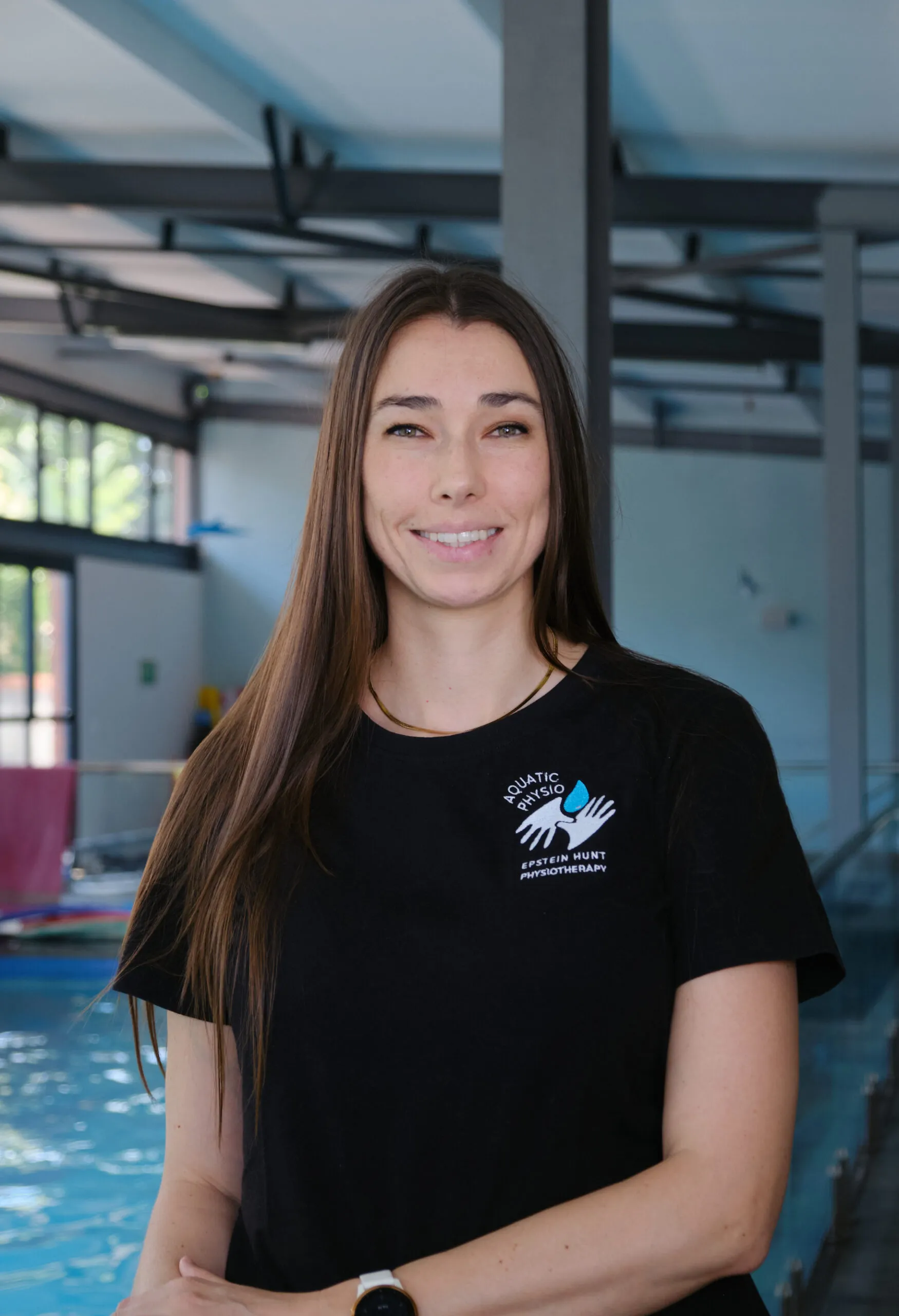 Portrait of Sasha Hunt, physiotherapist
